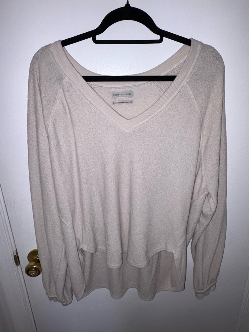 Urban Outfitters Cream V-Neck Sweater